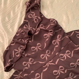 Beautiful Ribbon ruffled dress by Banana Republic